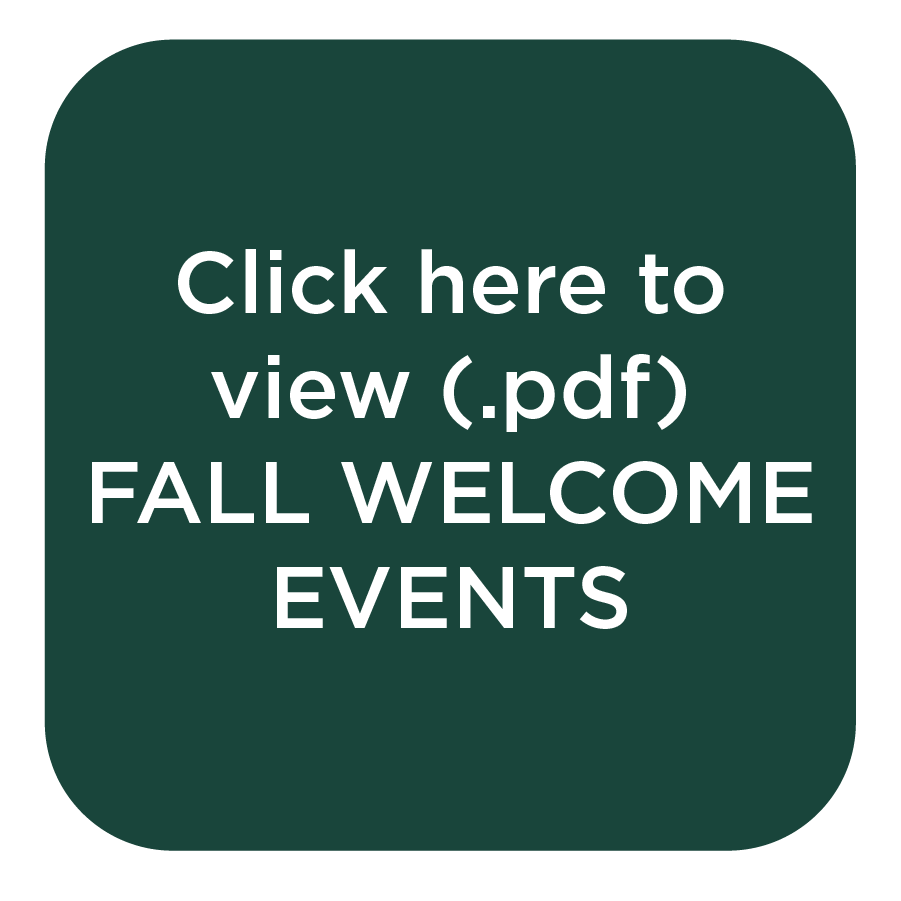 fall welcome events