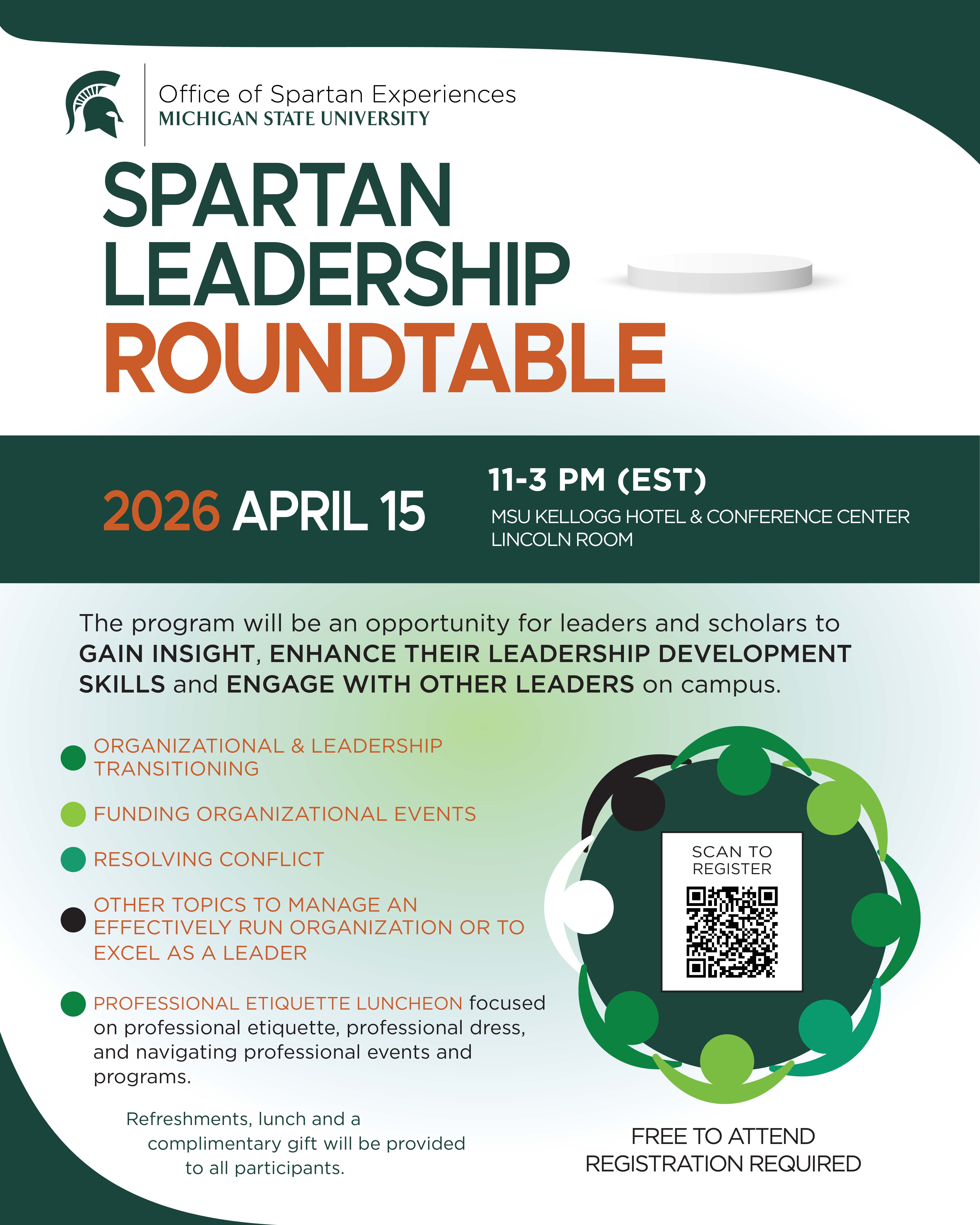 Spartan Leadership Roundtable